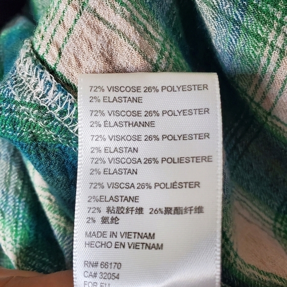 UO Plaid Slouchy BDG Gauzy Keanu Button-Down Shirt - Picture 7 of 11